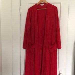 Lularoe Red Sarah Large